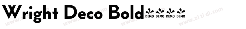 Wright Deco Bold字体转换